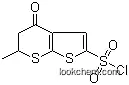 Molecular Structure of 120279-87-0 (6-methyl-4-oxo-5,6-dihydro-4H-thieno[2,3-b]thiopyran-2-sulfonyl chloride)